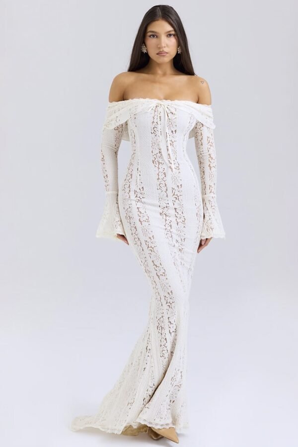 Vestido de Renda Branco