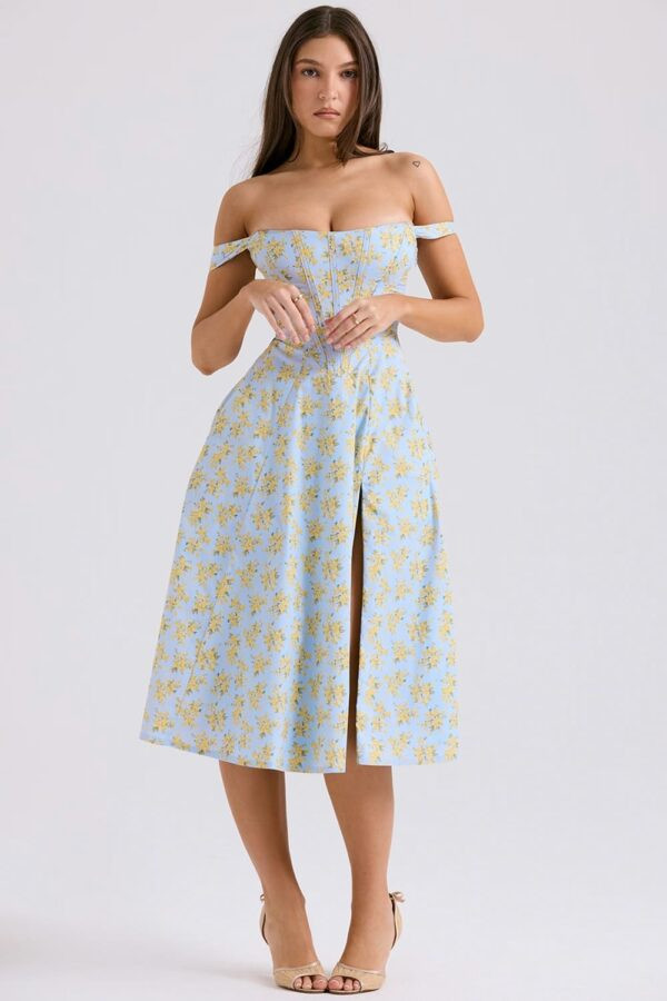 vestido-midi-corselet-floral-azul-ombro