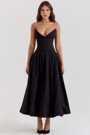 vestido-midi-preto-tomara-que-caia-corselet
