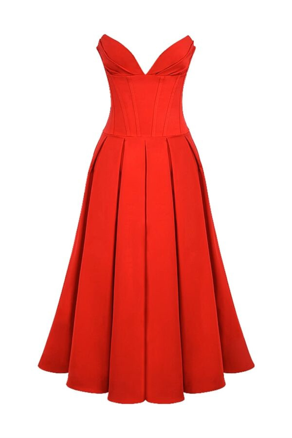 vestido-midi-vermelho-corselet-lateral
