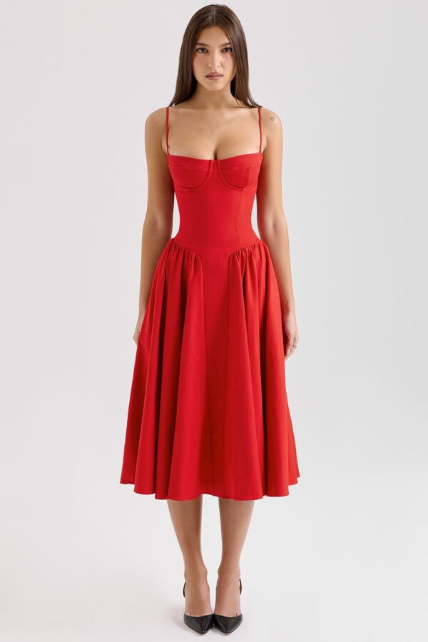 vestido-midi-vermelho-rodada-alcas