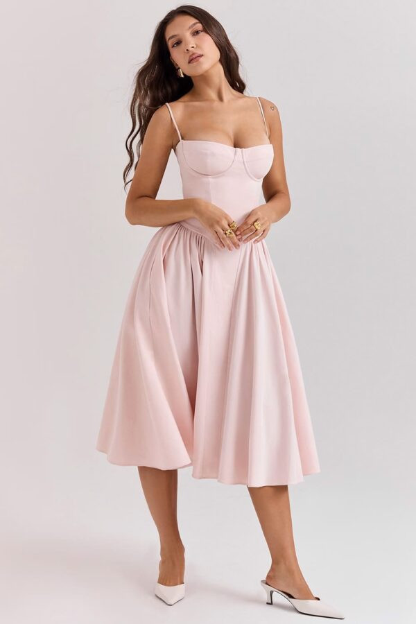 vestido-rosa-midi-alcas-finas-rodada