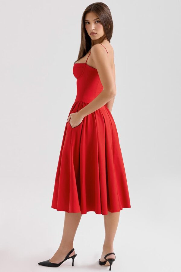 vestido-vermelho-rodada-midi-alcas