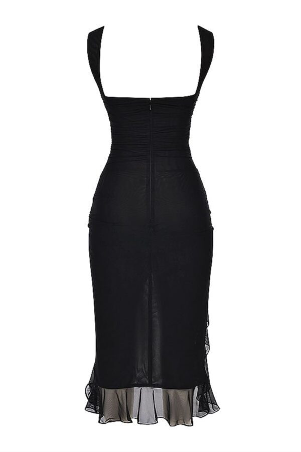 babado-assimetrico-vestido-preto-midi-fenda