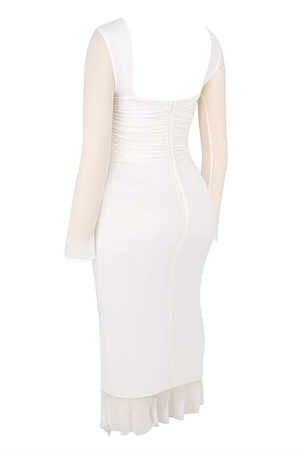 branco-vestido-elegante-midi-babado-assimetrico
