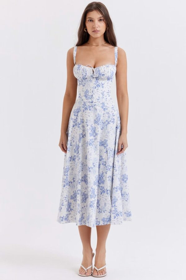 midi-vestido-floral-azul-branco-corpete
