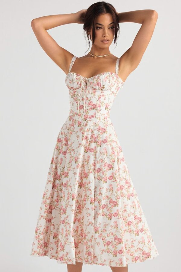 vestido-midi-floral-rosa-corpete-alcas