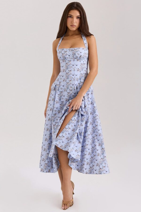 vestido-vintage-retro-camponesa-azul-floral