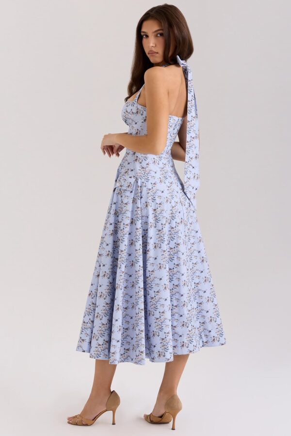 vintage-vestido-retro-camponesa-azul-floral