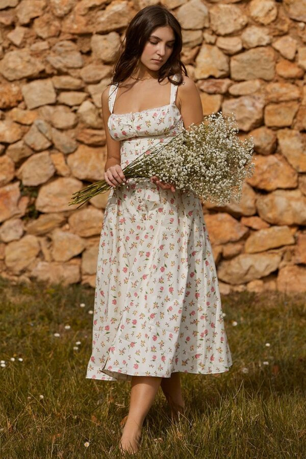 bolsos-vestido-midi-floral-botoes-frente