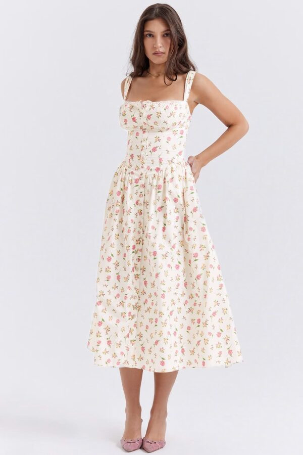 botoes-frente-vestido-midi-floral-bolsos