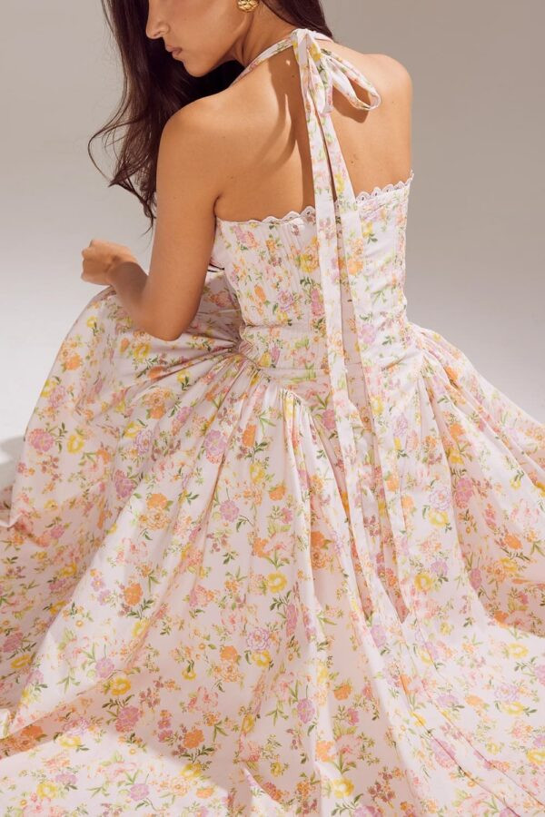 floral-midi-vestido-rosa-alcas-amarrar-costas