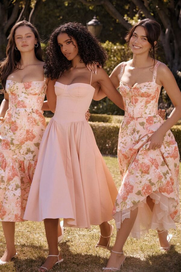 midi-rosa-vestido-floral-babado-barra