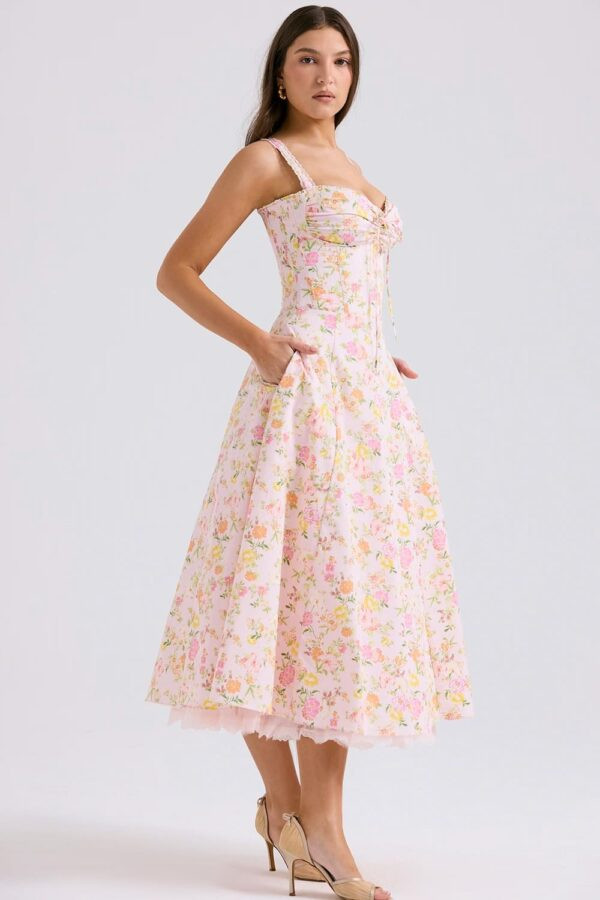 midi-vestido-gode-rosa-floral-estampado