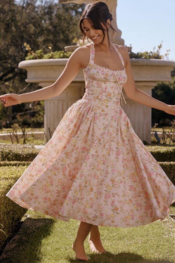 vestido-floral-alcas-amarrar-midi-rosa-costas