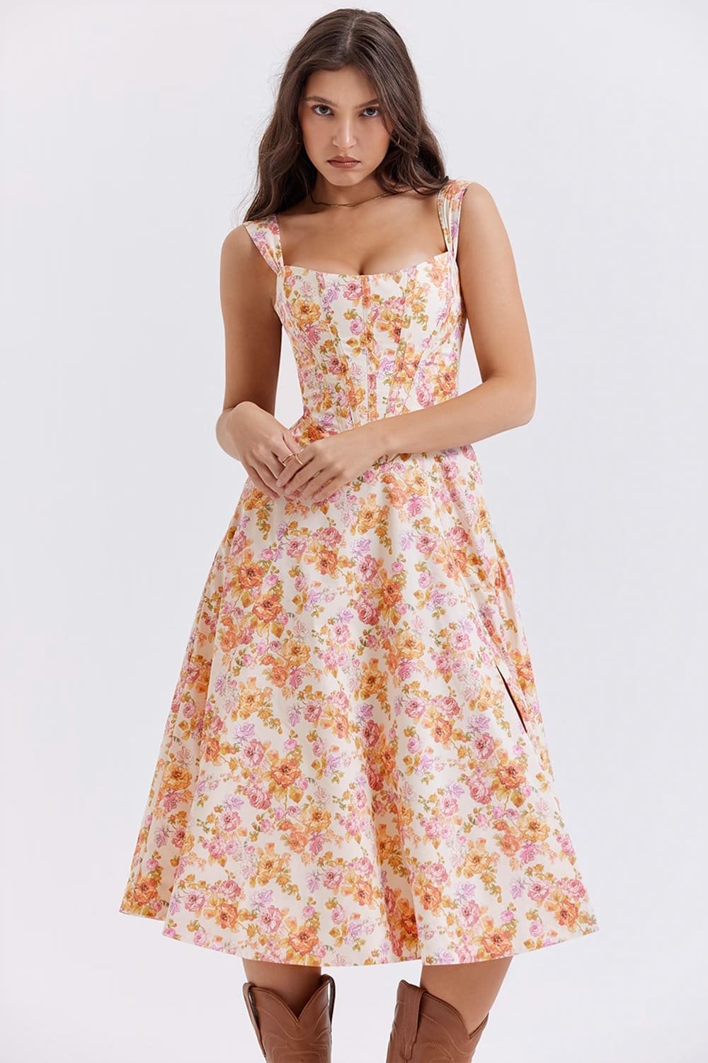 vestido-floral-camponesa-midi-vintage-corset-fenda