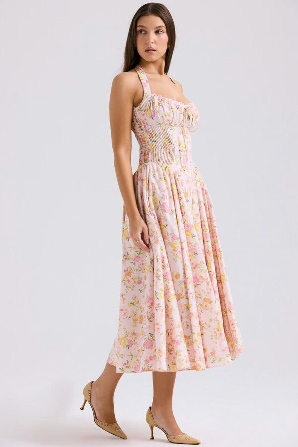 vestido-midi-floral-alcas-costas-amarrar-rosa