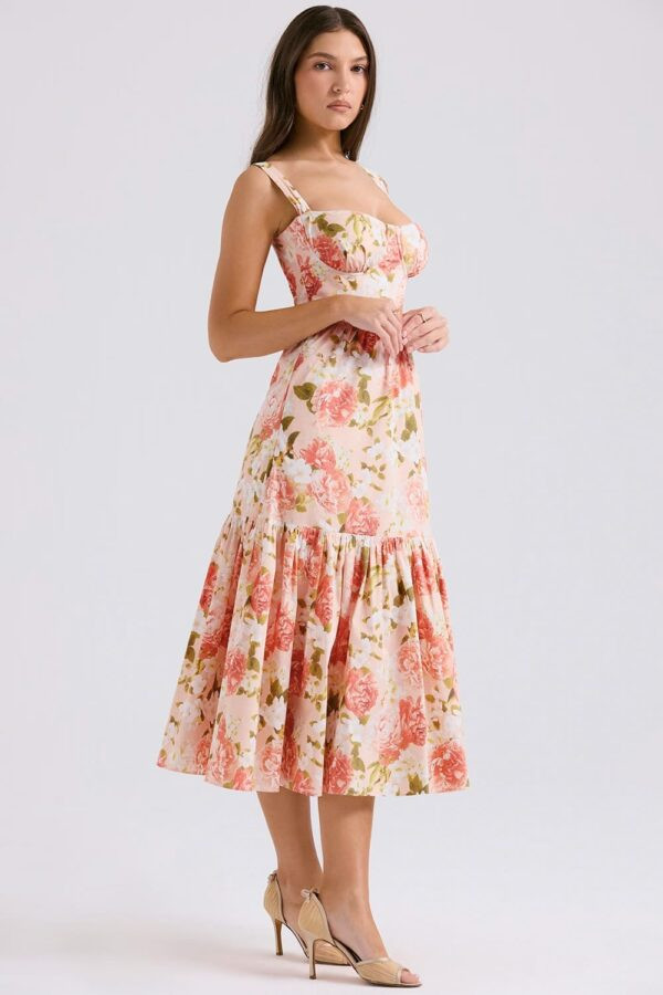 vestido-midi-floral-babado-rosa-barra