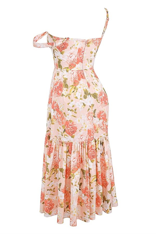 vestido-midi-rosa-floral-barra-babado