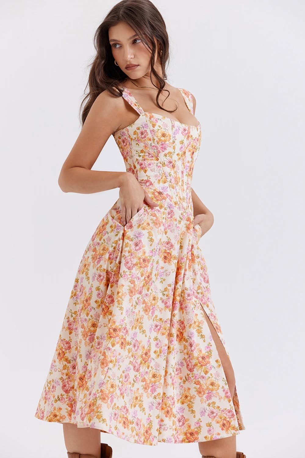 vintage-vestido-camponesa-midi-floral-corset-fenda