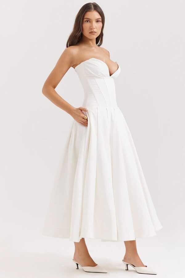branco-vestido-midi-tomara-que-caia-festa-casamento