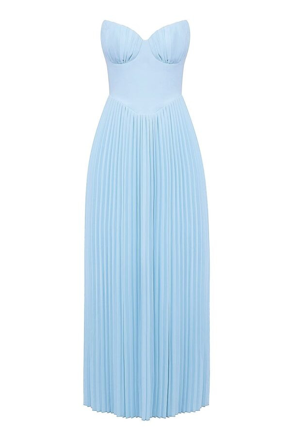 convidada-casamento-vestido-longo-azul-serenity-tomara-que-caia