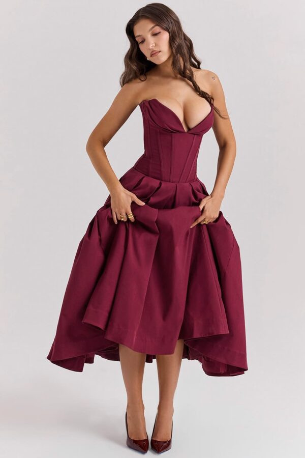 midi-vestido-marsala-tomara-que-caia-convidada-casamento