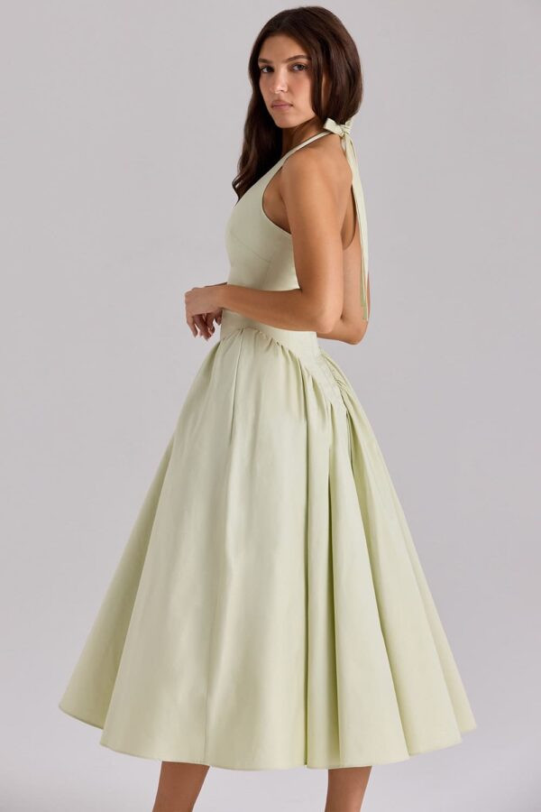 vestido-evase-midi-verde-menta-elegante-festa