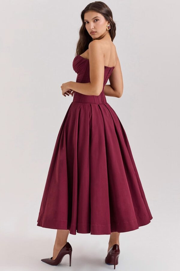 vestido-marsala-convidada-midi-tomara-que-caia-casamento