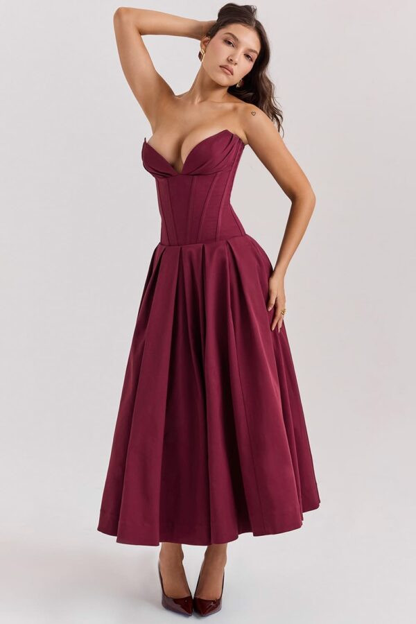 vestido-tomara-que-caia-midi-marsala-convidada-casamento