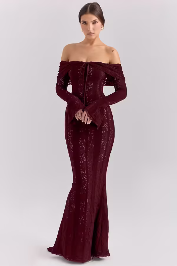 vestido-marsala-longo-renda-ombro-a-ombro-manga-longa