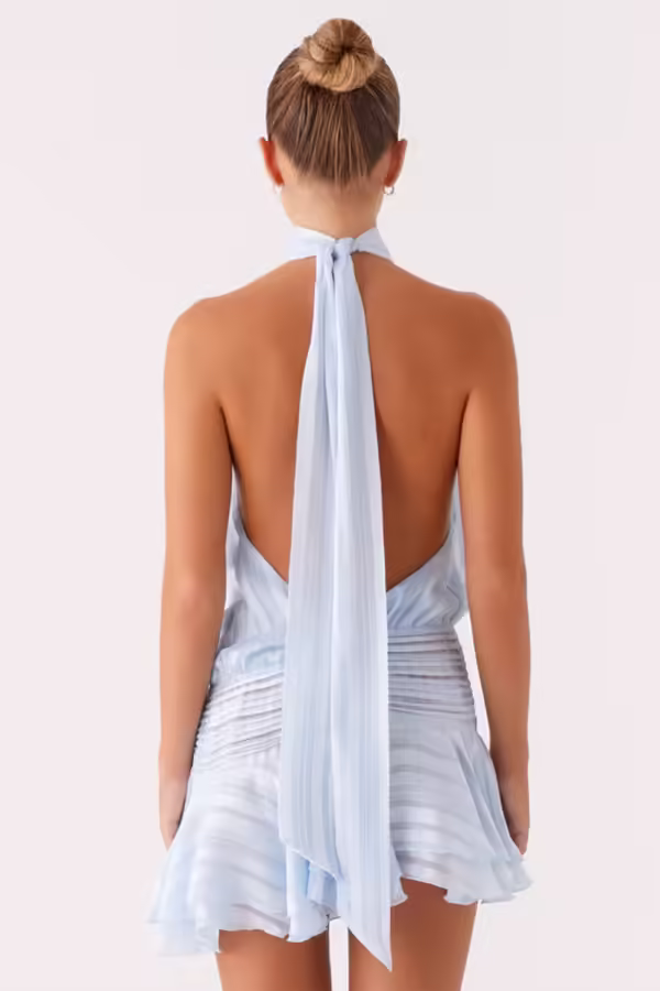 Vestido Costas Abertas Curto